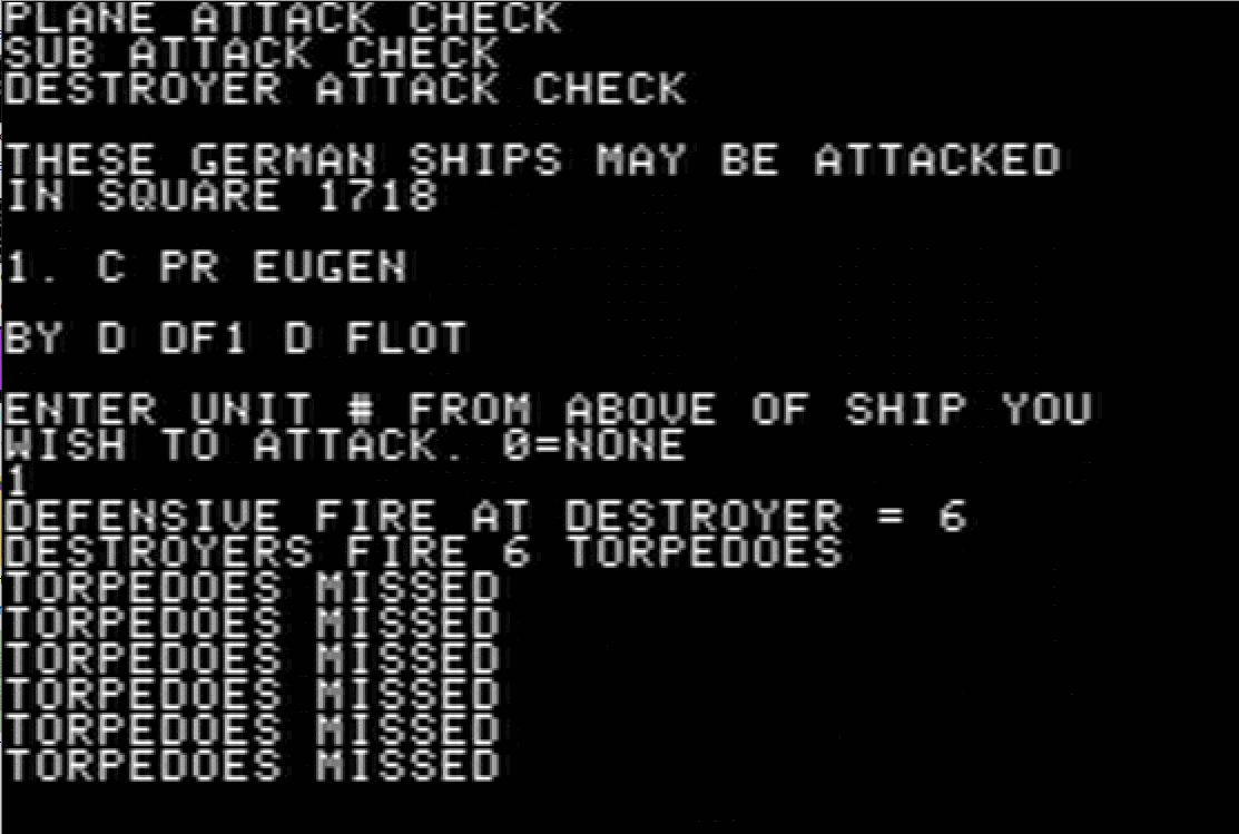 Game #3 : Computer Bismarck (1980) – The Wargaming Scribe